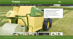 Desktop Screenshot of krone-bw.de