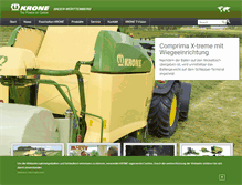 Tablet Screenshot of krone-bw.de